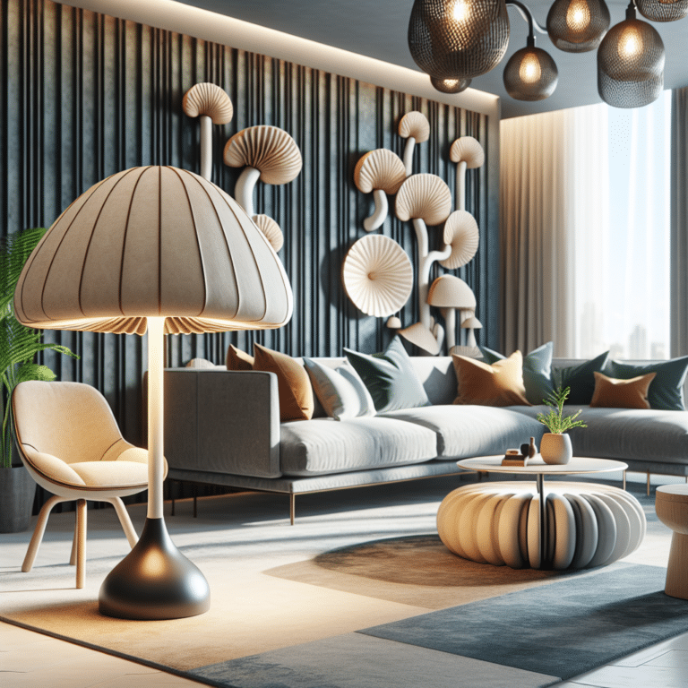 DIY Mushroom Lamp: Home Decor Ideas for Contemporary Spaces