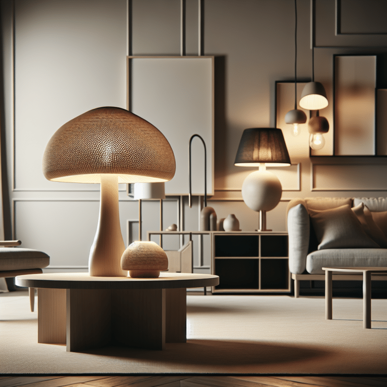DIY Mushroom Lamp: Home Decor Ideas for Contemporary Spaces