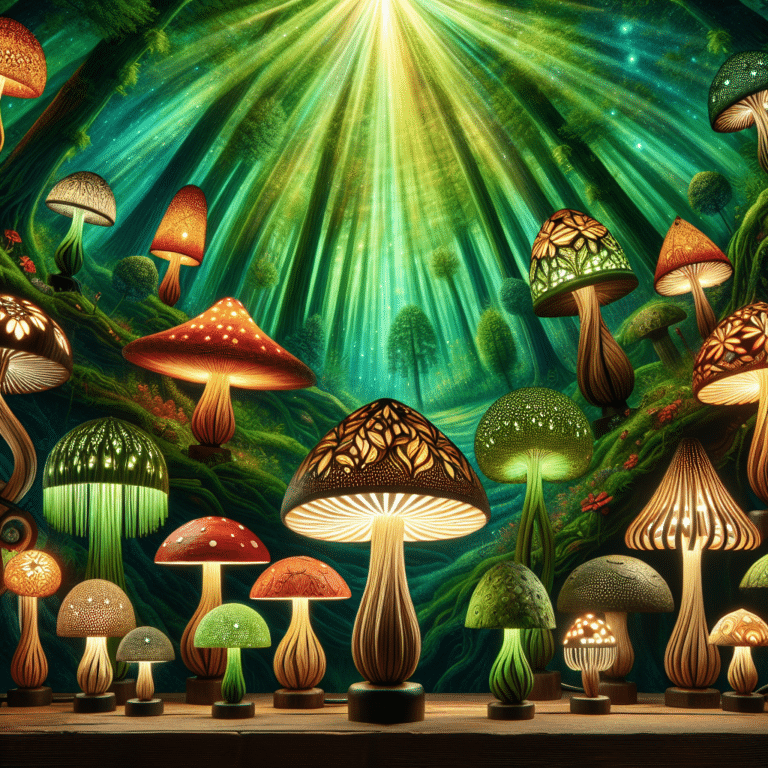 Bring the Forest to Your Home: Ideas for a Handmade Mushroom Lamp