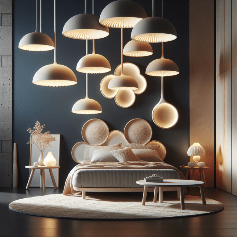 Minimalist Mushroom Lamps for Bedrooms