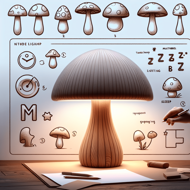 Sleep-Friendly Mushroom Lamp Designs