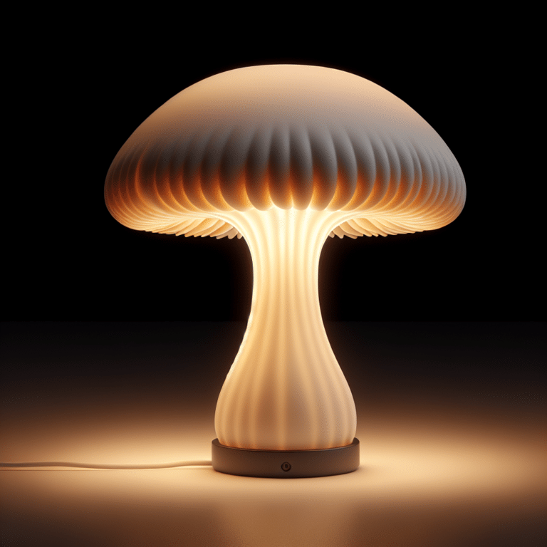 Sleep-Friendly Mushroom Lamp Designs