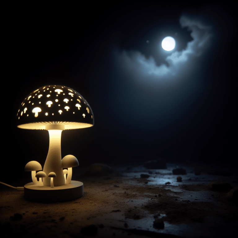 Light Up Your Night: DIY Mushroom Design Lamp