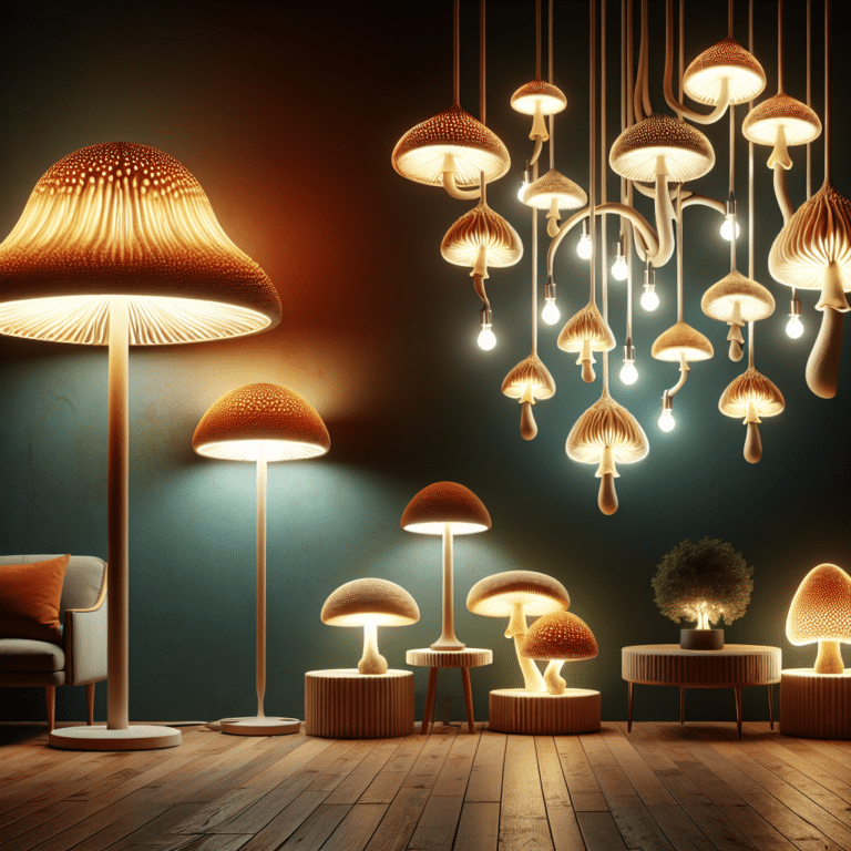 Innovative Mushroom Lamp Designs
