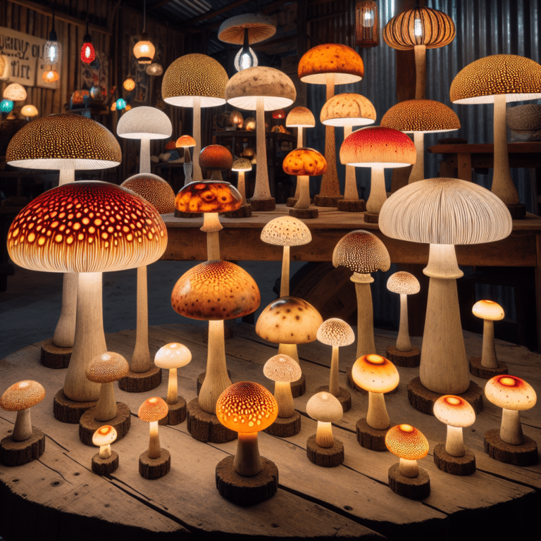 Sustainable Mushroom Lamps for Home