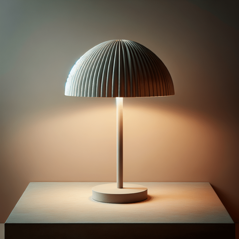 Minimalist DIY Techniques: The Mushroom Lamp
