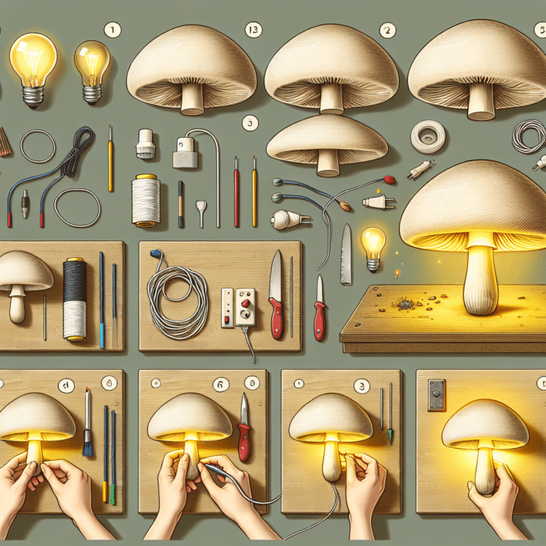 Creating Your Own Mushroom Lamp: A Step by Step Guide