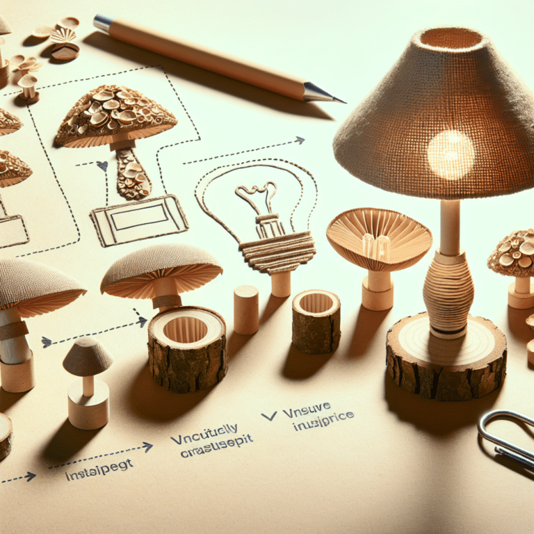 DIY Mushroom Lamp: Home Decor Ideas for Contemporary Spaces