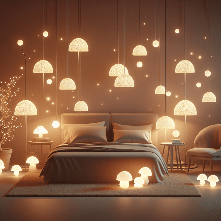 Low-Energy Mushroom Lamps for Bedrooms