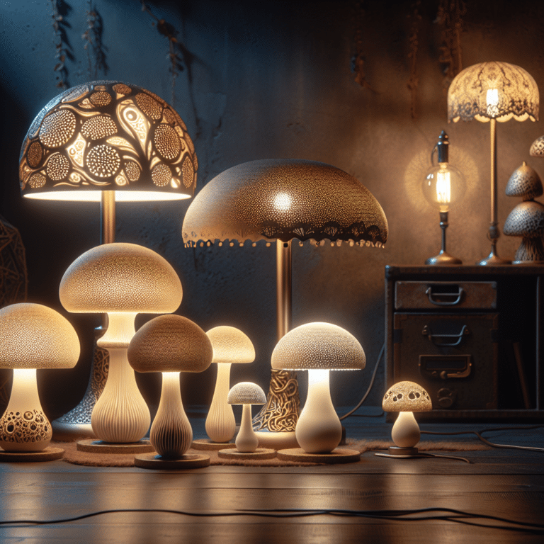 Brilliant Mushroom Lamp Ideas for Small Spaces