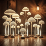 Mushroom Lamps that Mimic Daylight