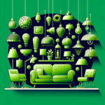 Green Living Room Lamp Ideas