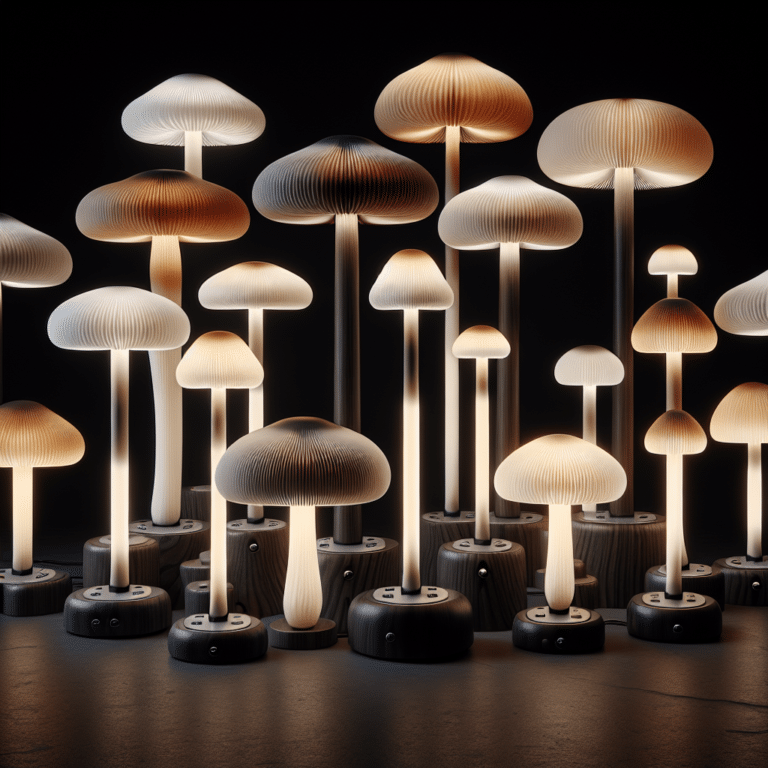 Mushroom Lamps with Color Temperature Control