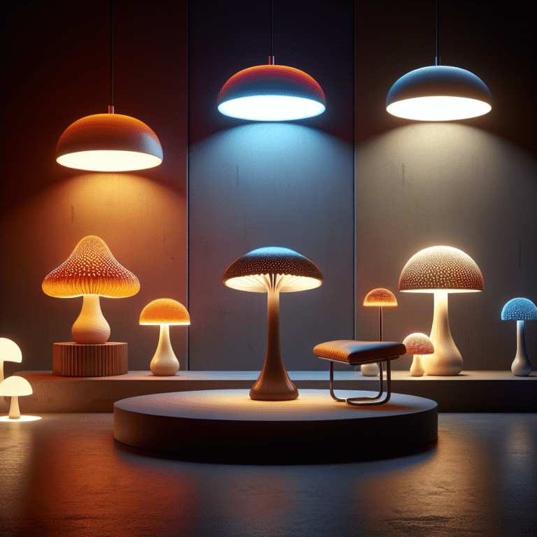 Mushroom Lamp Lighting Styles