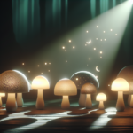 LED Mushroom Lamps with Sleep Mode