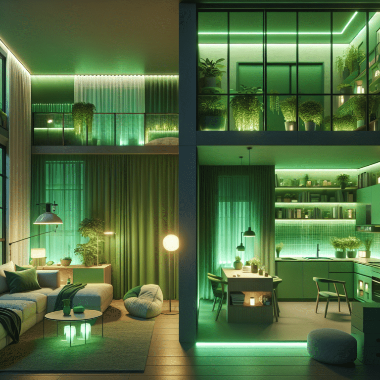 Green Lighting Ideas for Apartments