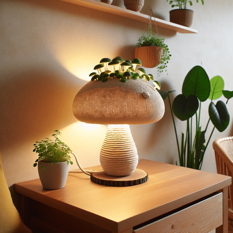 Innovative Mushroom Lamp DIY for Eco-friendly Interiors