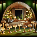 LED Mushroom Lamps for Eco Homes