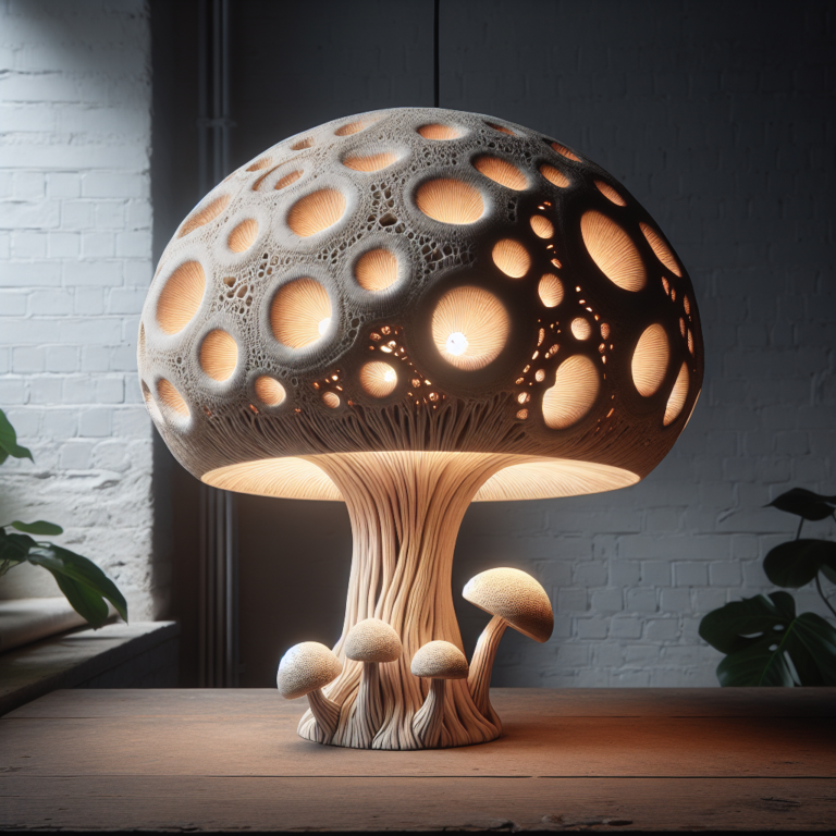 Innovative Mushroom Lamp DIY for Eco-friendly Interiors