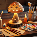 Make Your Own Decorative Mushroom Lamp