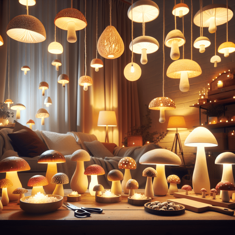 Transform Your Space: DIY Mushroom Lamp Projects