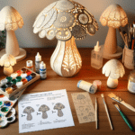 Make Your Own Decorative Mushroom Lamp