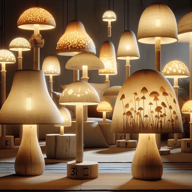 Sustainable Mushroom Lamps for Home