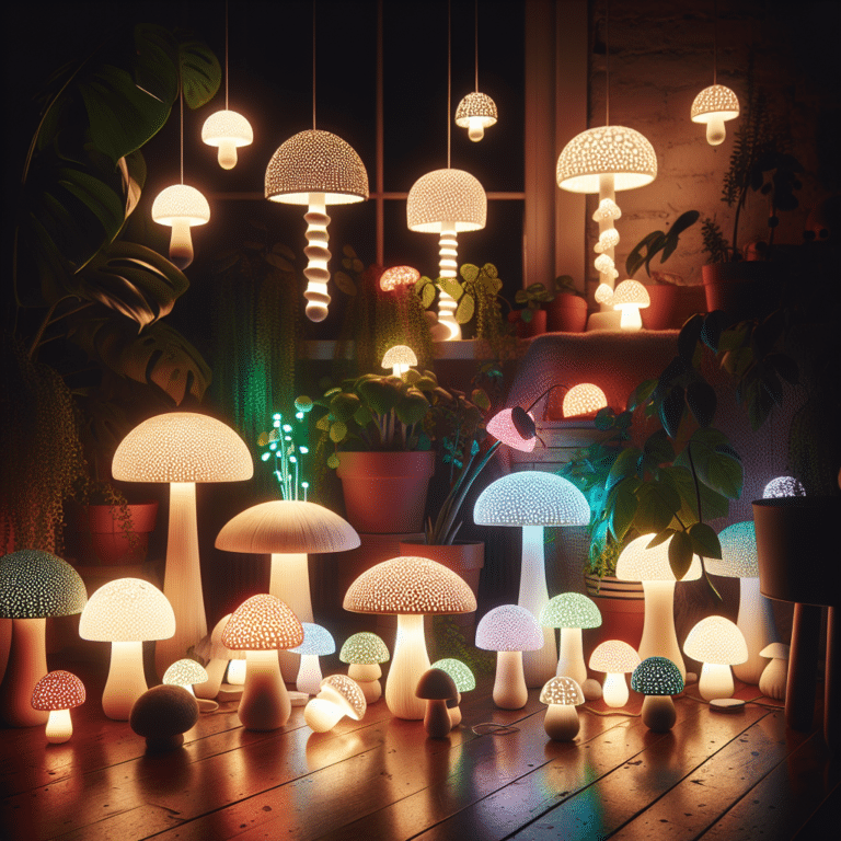 Brighten Your Room: DIY Mushroom Night Lamps