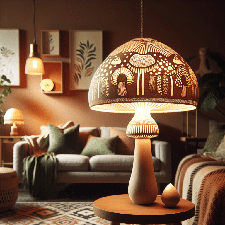 Illuminate Your Home with a Handmade Mushroom Lamp