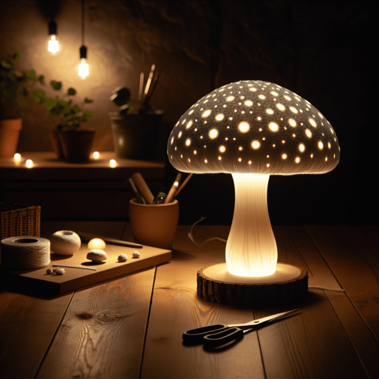 Turning Fungi into Art: DIY Mushroom Lamp Guide