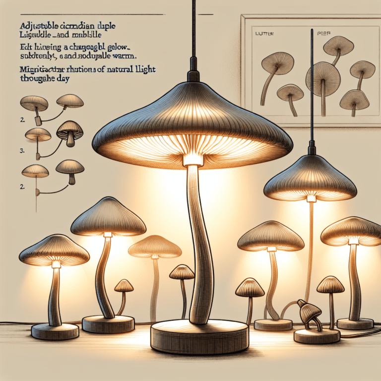 Adjustable Circadian Mushroom Lamps
